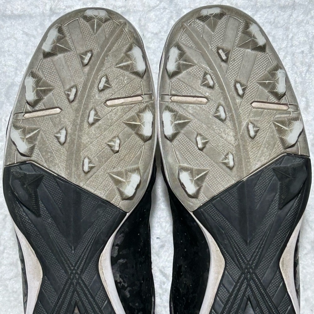 Under Armour Mens Black Harper Mid RM Baseball Softball Cleats Shoes SZ US 10.5 - Picture 9 of 11